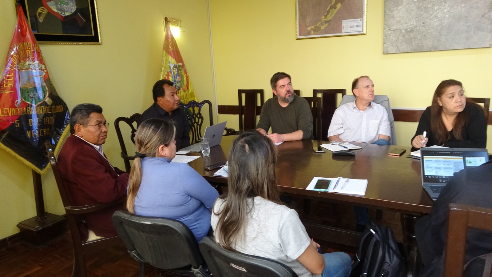 EL GOBIERNO MUNICIPAL DE VIACHA SOSTUVO REUNIÓN CON LA COOPERACIÓN ALEMANA SOBRE TEMAS DE PLANIFICACIÓN URBANA Y GESTIÓN DE RESIDUOS