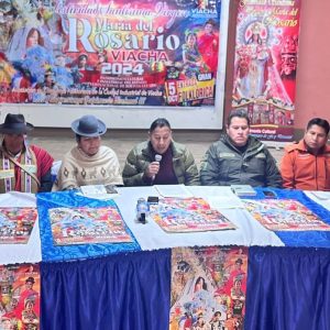 GOBIERNO MUNICIPAL Y ASOCIACIÓN DE CONJUNTOS FOLCLÓRICOS REVELARON EL RECORRIDO OFICIAL DE LA ENTRADA DE LA VIRGEN DEL ROSARIO