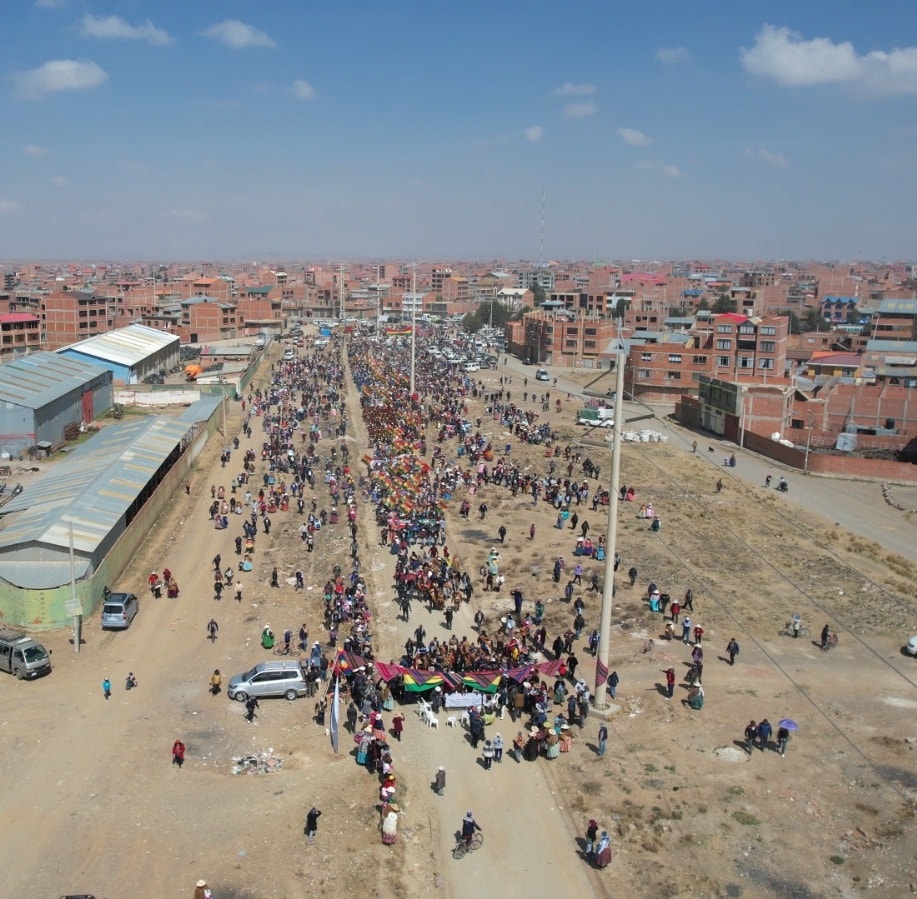 GOBIERNO MUNICIPAL INICIA OBRAS DE LA AVENIDA JACHA TUPHU EN CONJUNTO CON MUNICIPIO DE EL ALTO Y GOBERNACIÓN DE LA PAZ